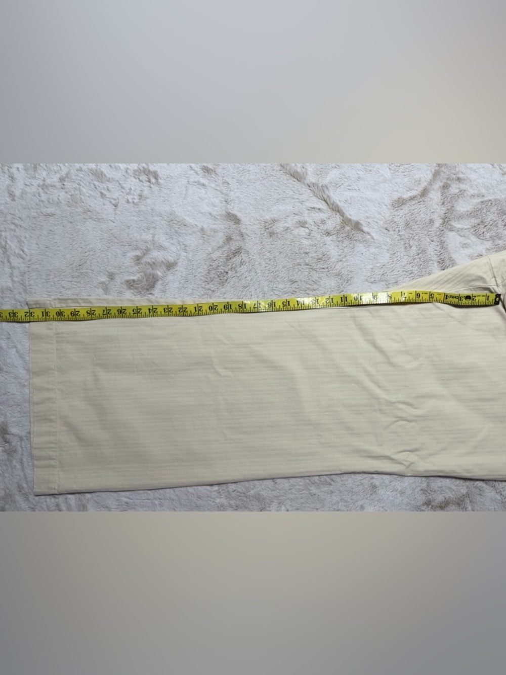 Women's Gap Khaki Stripe Ultra Low Pants Wide Leg w/Stretch 20 - Picture 5 of 10